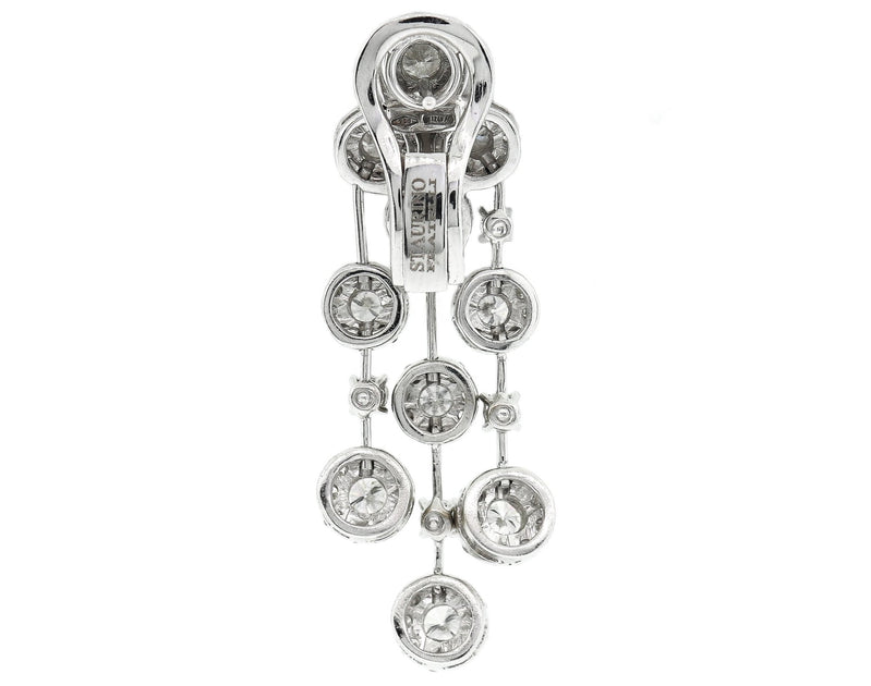 18k 4.50ct STAURINO FRATELLI Chandelier Earrings – Mazal
