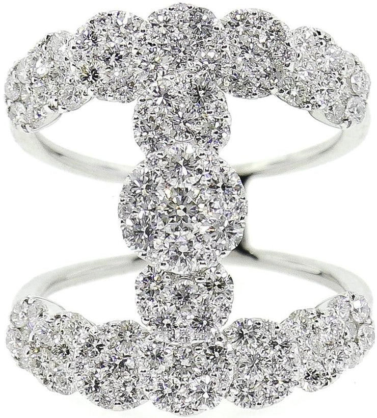 White Gold & Diamond Fashion Ring