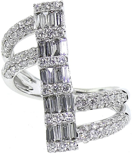 White Gold & Diamond Cocktail Ring