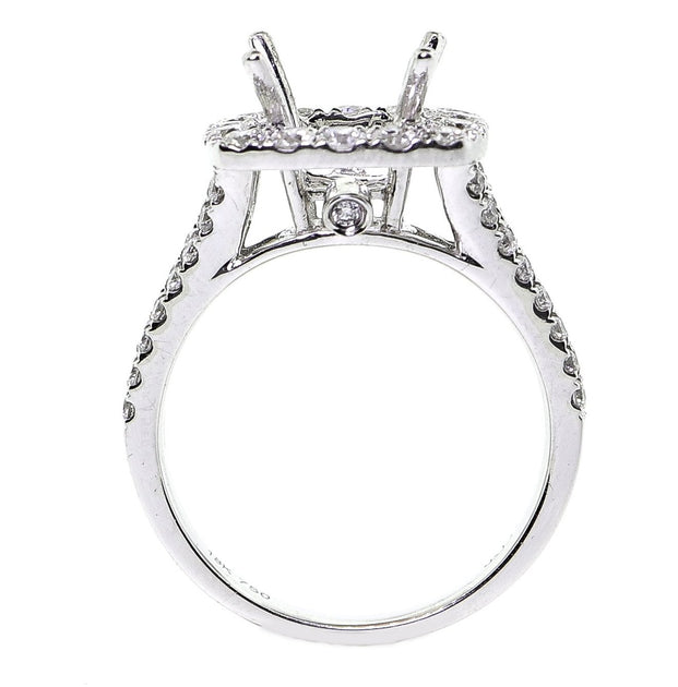 1.25 18k Diamond Setting – Mazal Diamonds