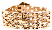 18k Rose Gold Belt Buckle Style Bracelet