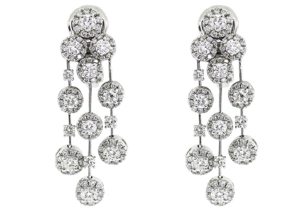 アクセサリー Masa 18k 4.50ct STAURINO FRATELLI Chandelier Earrings – Mazal
