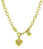 Judith Ripka 18k Heart Pendant Necklace