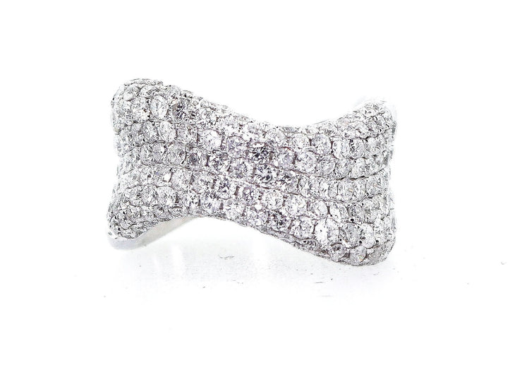 2.50ct 14k White Gold Pave Band