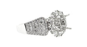 18k White Gold round setting with 2.00ct if Diamonds