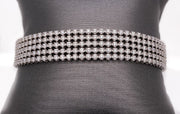 6.00ct 18k white gold mesh style flexible multi tennis bracelet