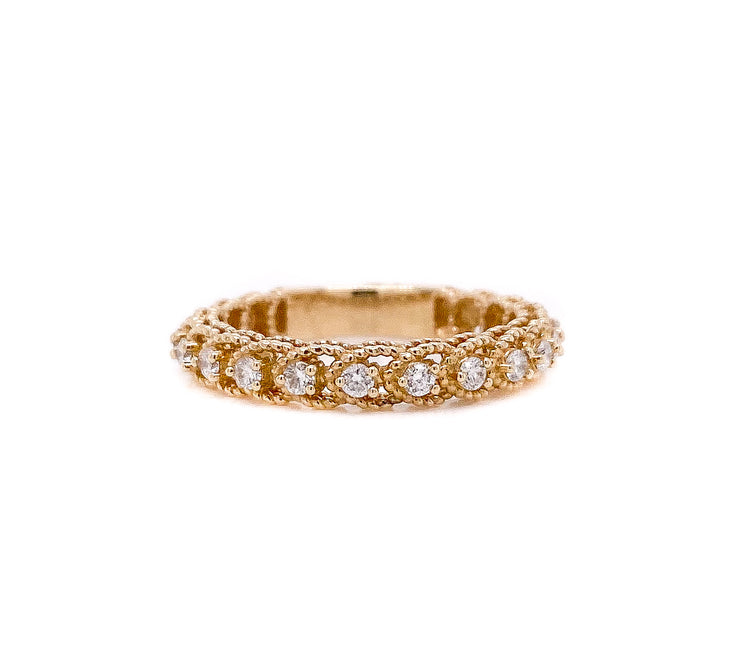 .50ct 14k classic style yellow gold band